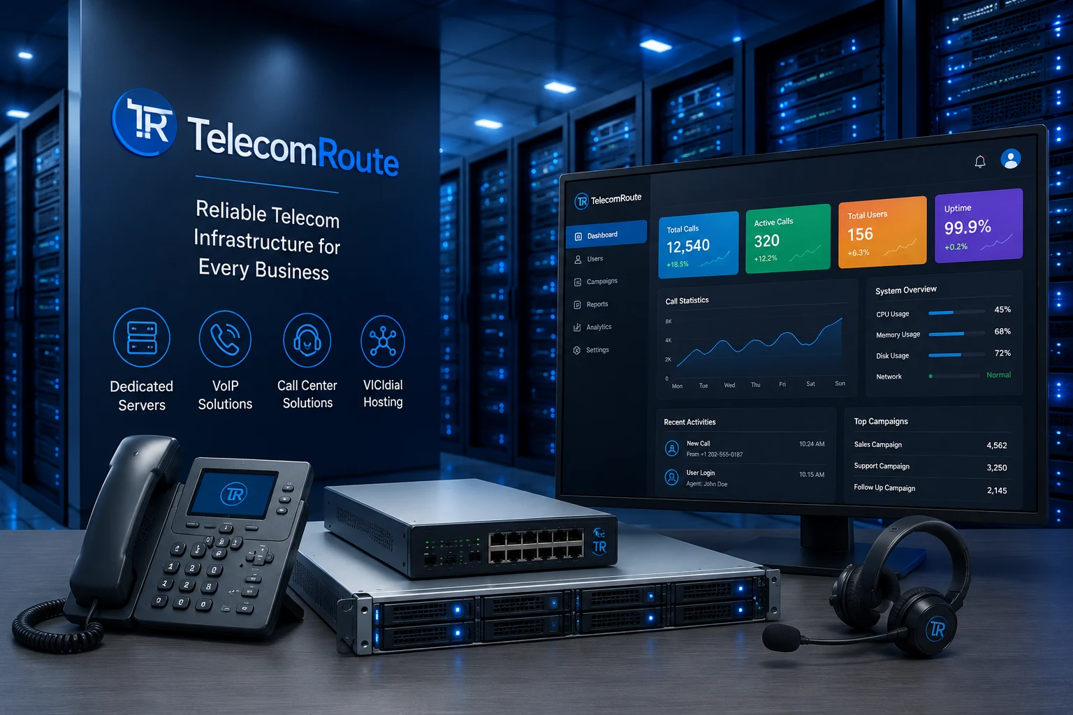 TelecomRoute Infrastructure
