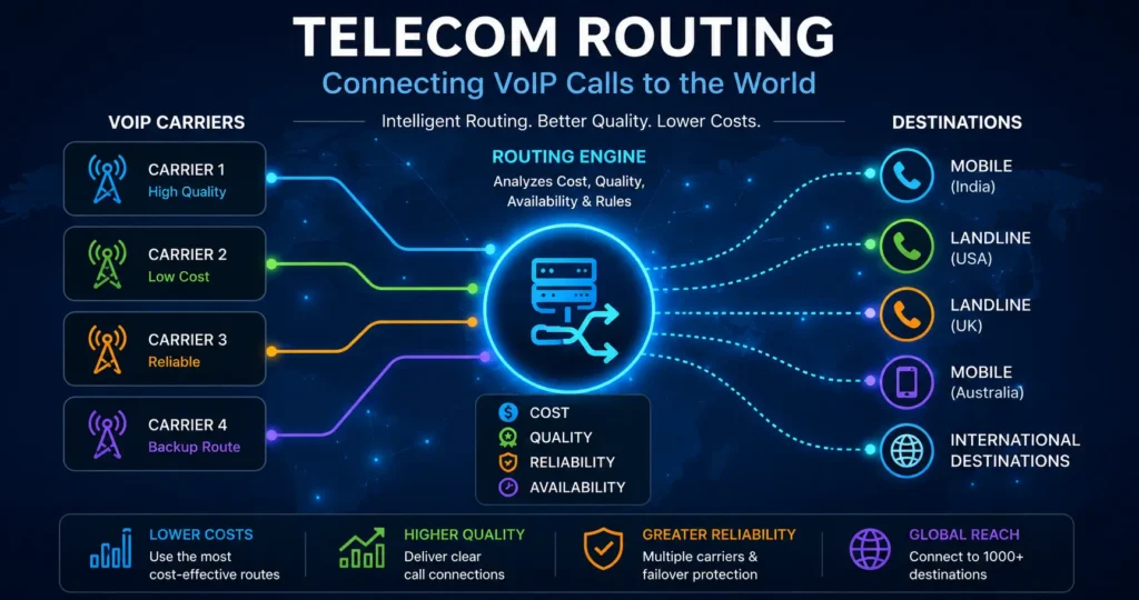 Telecom Routing Explained: How VoIP Calls Choose the Best Route